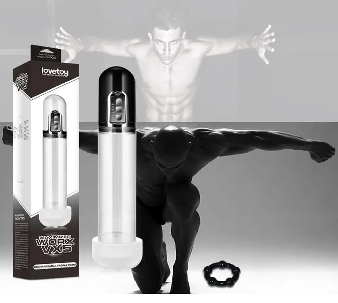 помпа мужская lovetoy maximizer worx vx5, белая в Воронеже