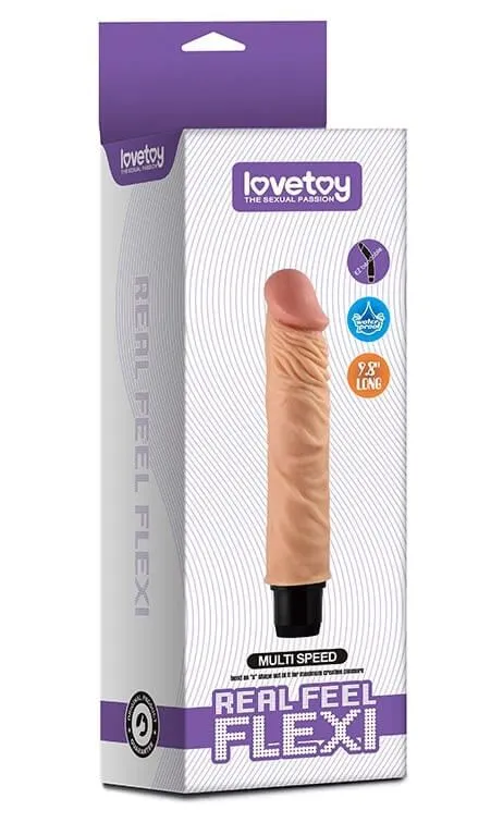 вибратор lovetoy real feel flexi 9.8 inch, телесный в Воронеже