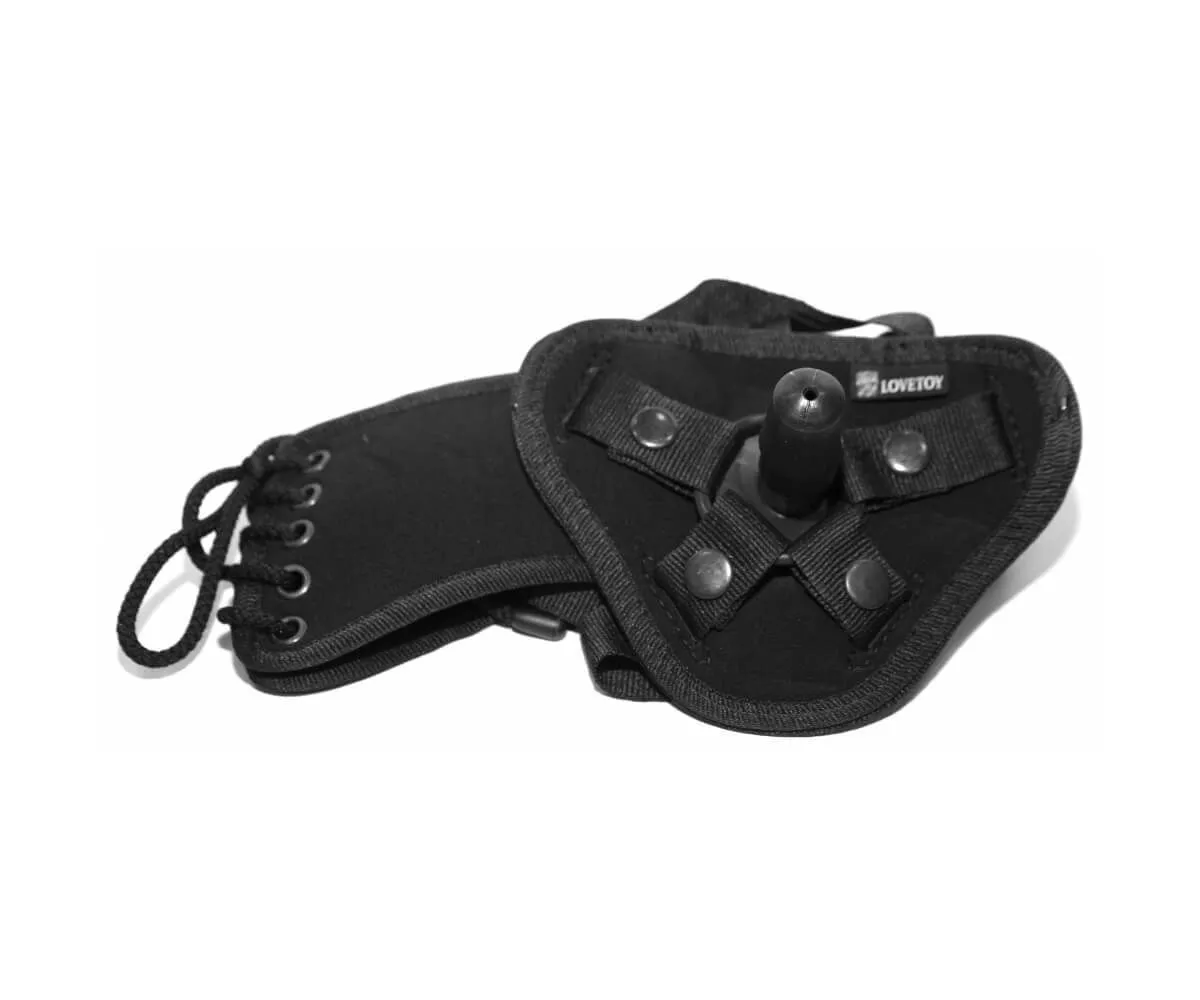 трусики для страпона lovetoy harness uni strap, черные в Воронеже
