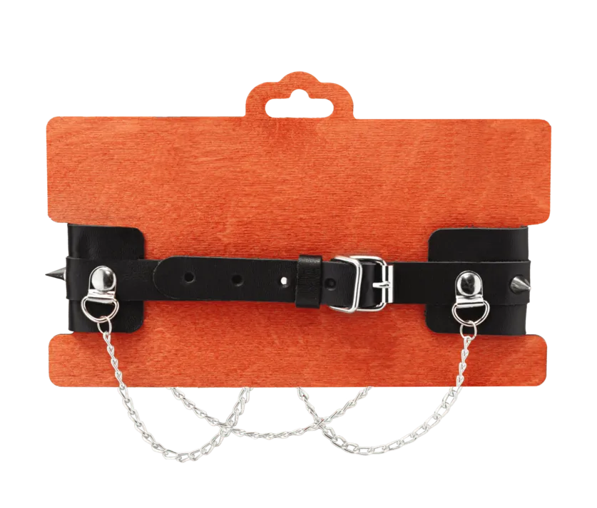 чокер pinkrabbit с шипами и с цепочкой в Воронеже