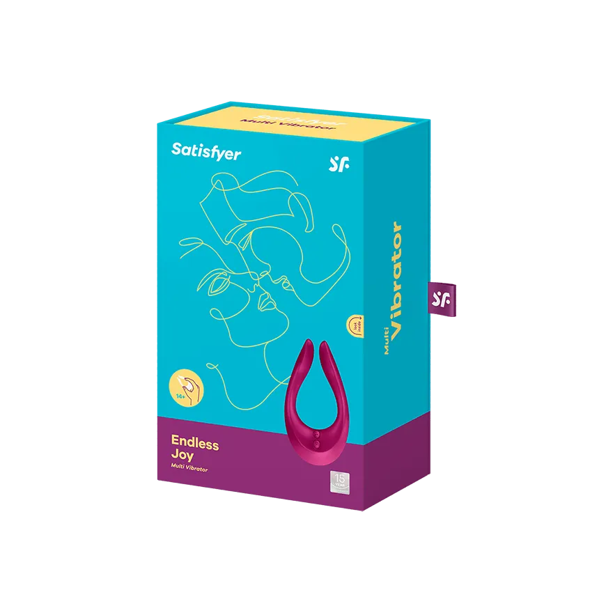 cтимулятор satisfyer endless joy, бордовый в Воронеже