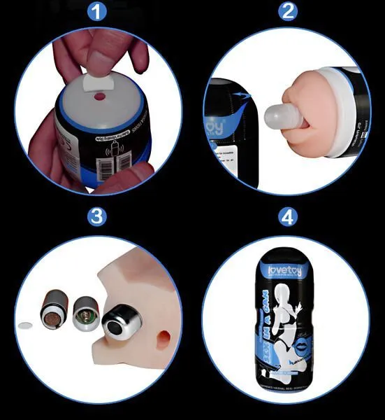 мастурбатор lovetoy sex in a can vibra mouth tunnel, с вибропулей в Воронеже