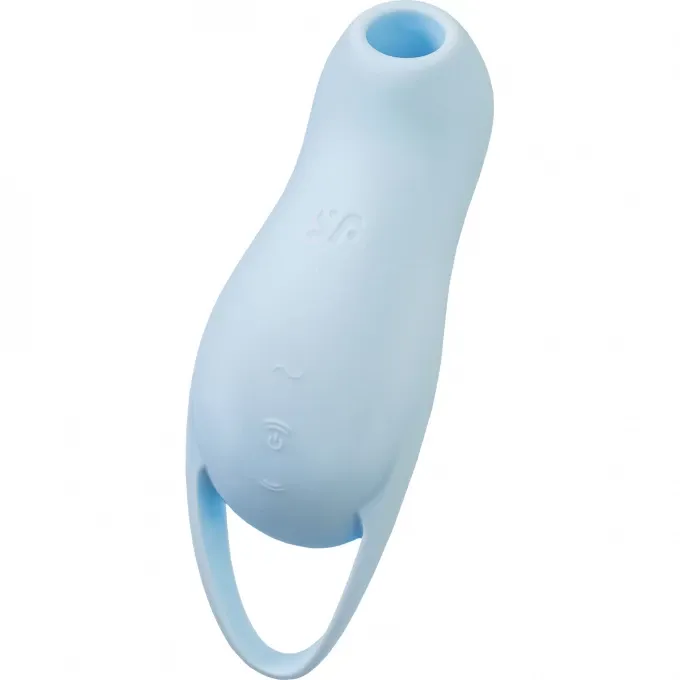 вакуум-волновой стимулятор клитора с вибрацией satisfyer pocket pro 1, силикон, голубой, 13,9 см в Воронеже