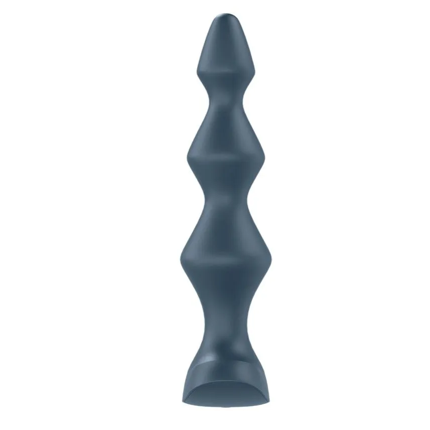 пробка анальная с вибрацией satisfyer lolli plug 1, серая в Воронеже