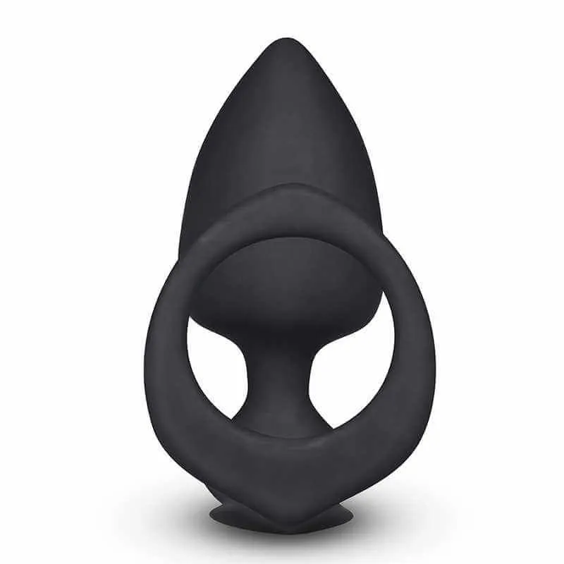 анальная пробка lovetoy combo threat cockring plug, черная в Воронеже