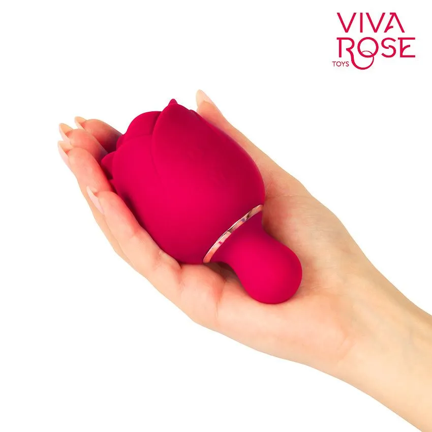 вибромассажер viva rose, розовый в Воронеже