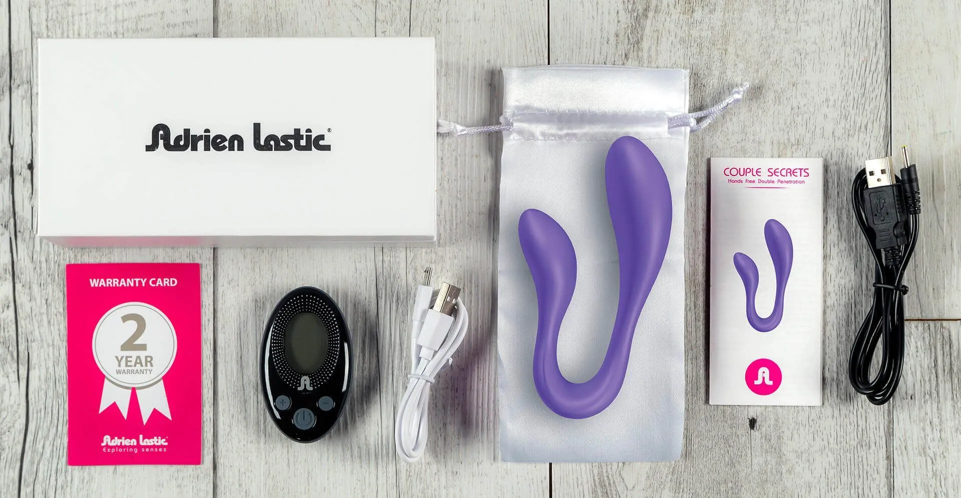 вибратор для пар adrien lastic couple secrets ii с пультом, фиолетовый в Воронеже