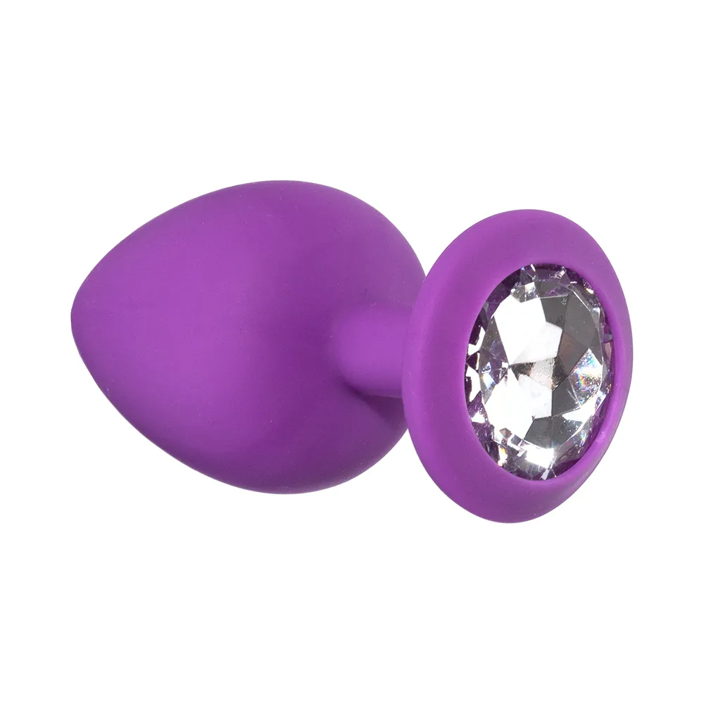 анальная пробка emotions cutie large purple clear crystal 4013-06lola в Воронеже
