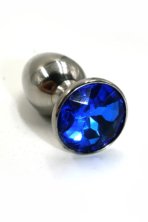 Анальная пробка из аллюминия dark blue