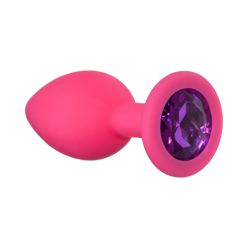 анальная пробка emotions cutie small pink dark purple crystal 4011-01lola в Воронеже