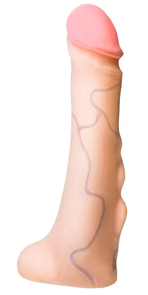насадка на страпон lovetoy real standard 5.8, телесная в Воронеже