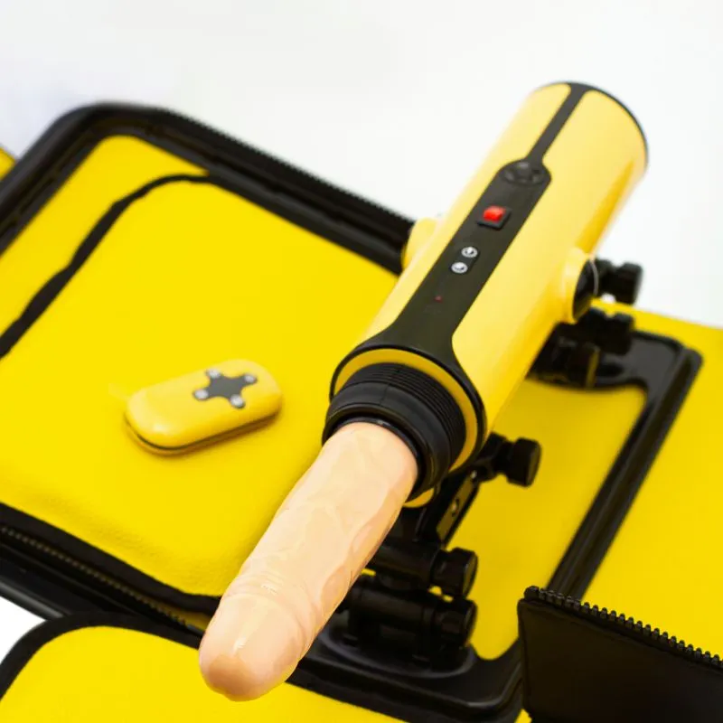 секс-машина в сумке pinkrabbit 310-x5, желтая в Воронеже