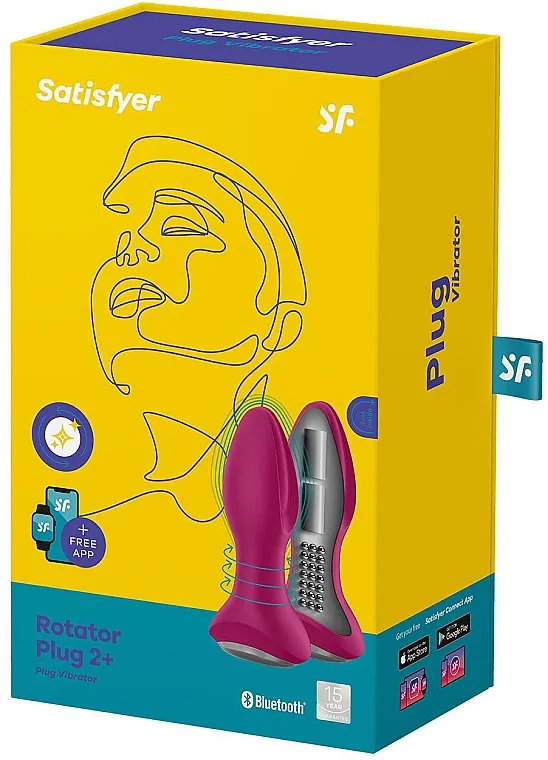 Анальный Стимулятор с Ротацией Satisfyer Rotator Plug 2+ 003177SA