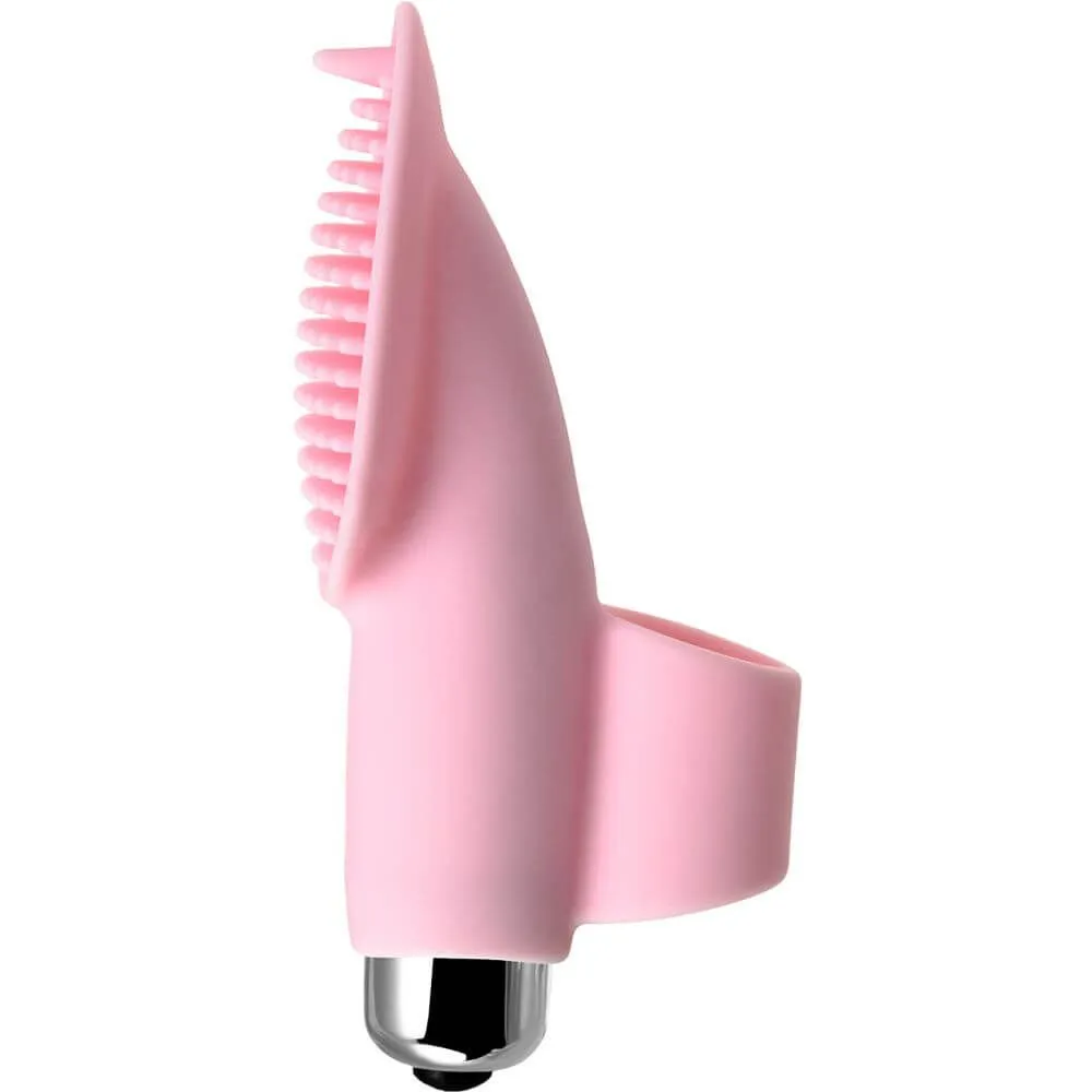 насадка на палец jos twity, с вибрацией, розовая в Воронеже