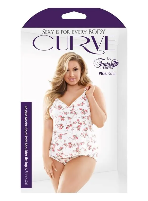 Эротическое комплект белья fantasy lingerie rosalie top set, белый в Воронеже