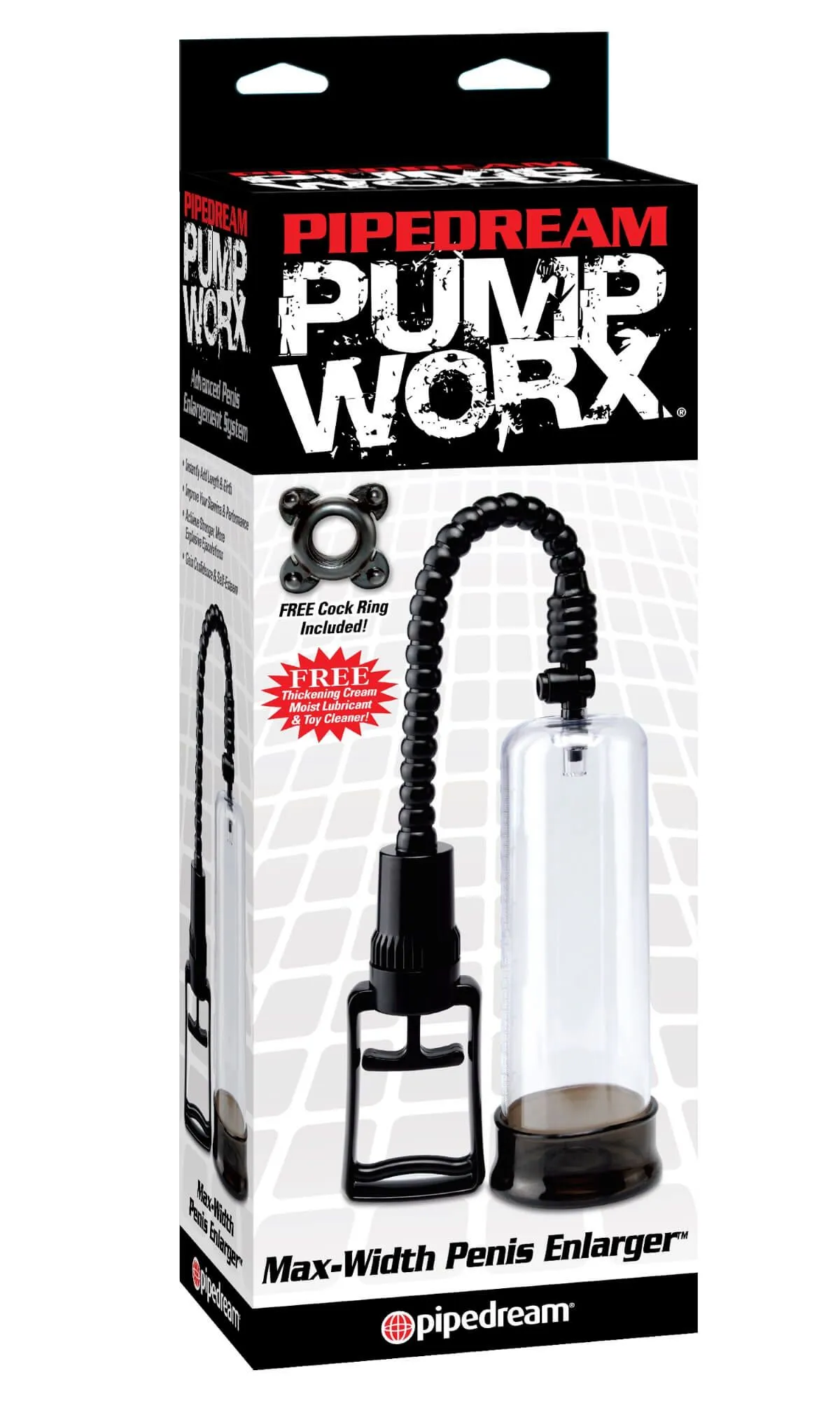 помпа pipedream pump worx max-width penis enlarger, прозрачная в Воронеже