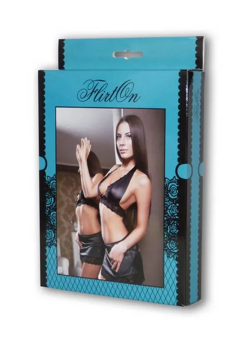 Эротическое комплект anigue flirton, черный (46-48) в Воронеже