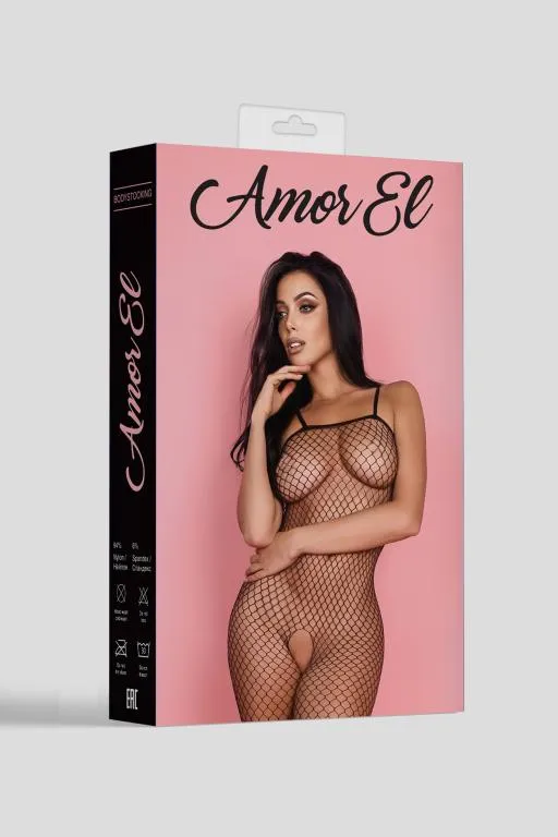 Эротическое кетсьюит (боди-комбинезон) noche s/l черный в Воронеже