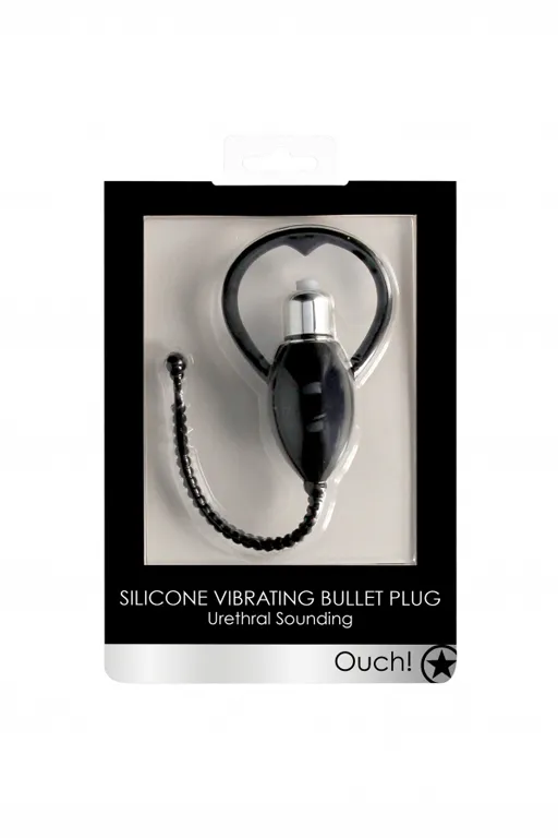 Стимулятор уретры с вибрацией Urethral Sounding Vibrating Bullet Plug