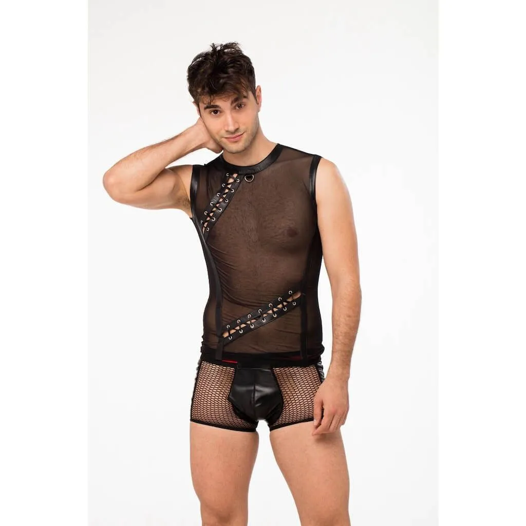 Эротическое футболка lapin rose с элементом шнуровки, размер s в Воронеже