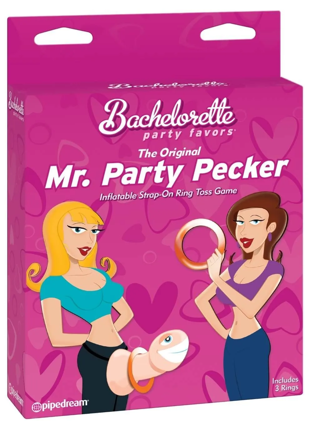 Игра Pipedream Mr Party Pecker Toss Game надувная, 3 кольца