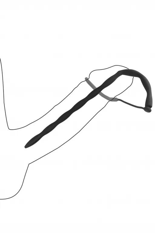 стимулятор уретры с кольцом на головку silicone plug & cock ring set в Воронеже