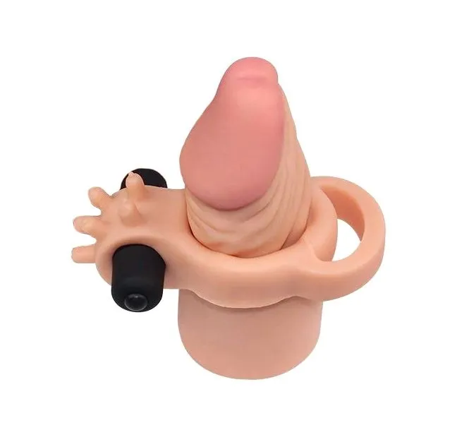 насадка на член lovetoy pleasure x-tender 7.5 inch, с вибрацией в Воронеже