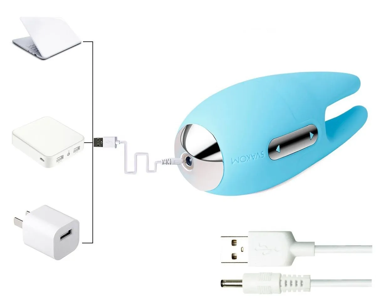 универсальный массажер svakom cookie, голубой в Воронеже