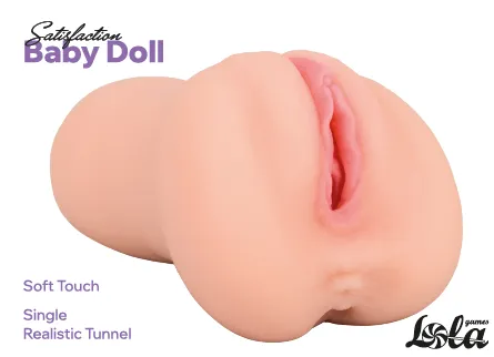 реалистичный мастурбатор satisfaction baby doll 2106-01lola в Воронеже