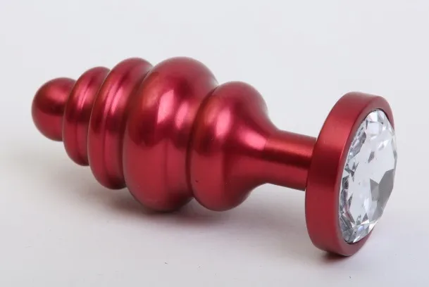 пробка металл 7,3х2,9см фигурная красная прозрачный страз 47426-4mm в Воронеже