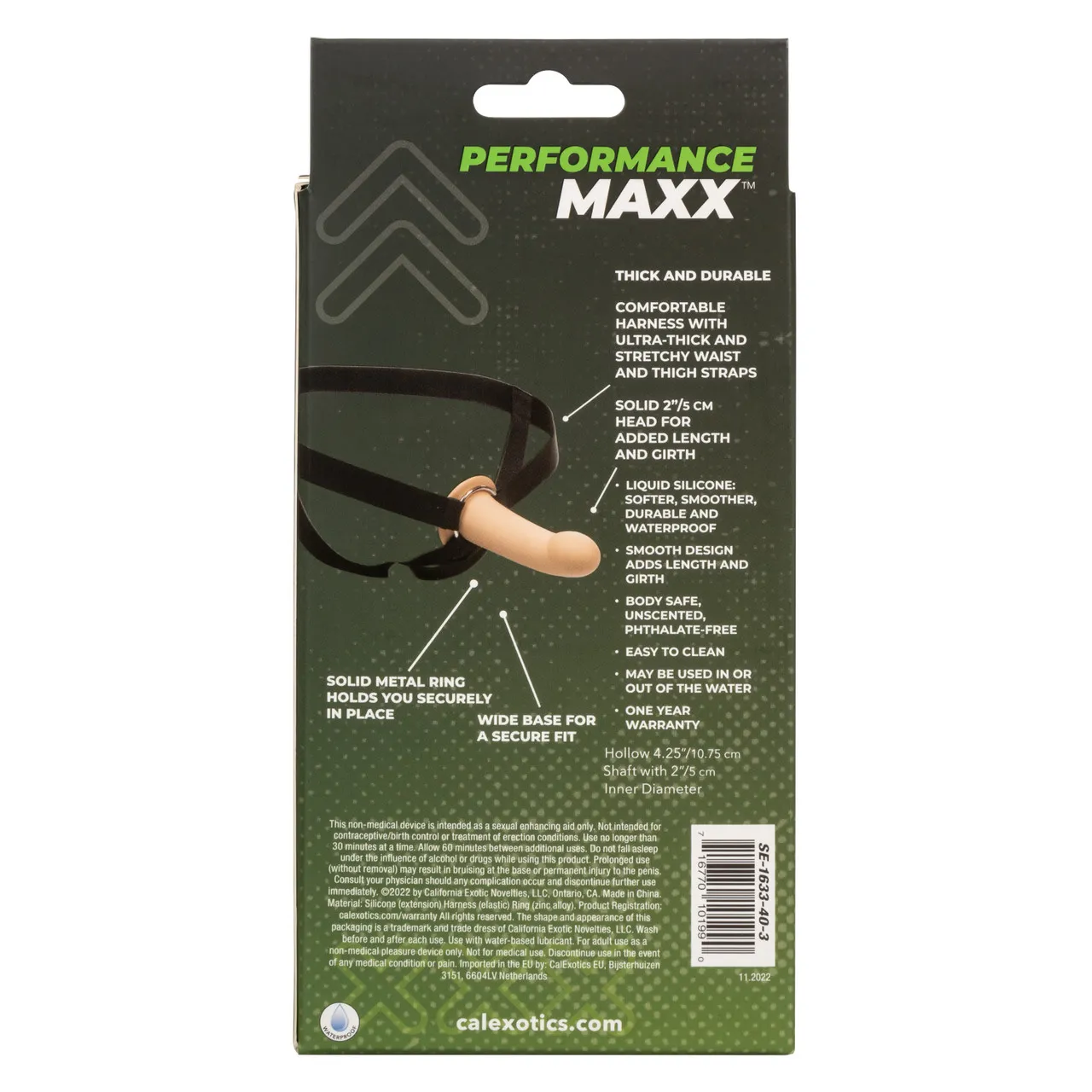фаллопротез из силикона performance maxx extension with harness (15,75 х 5 см.) в Воронеже