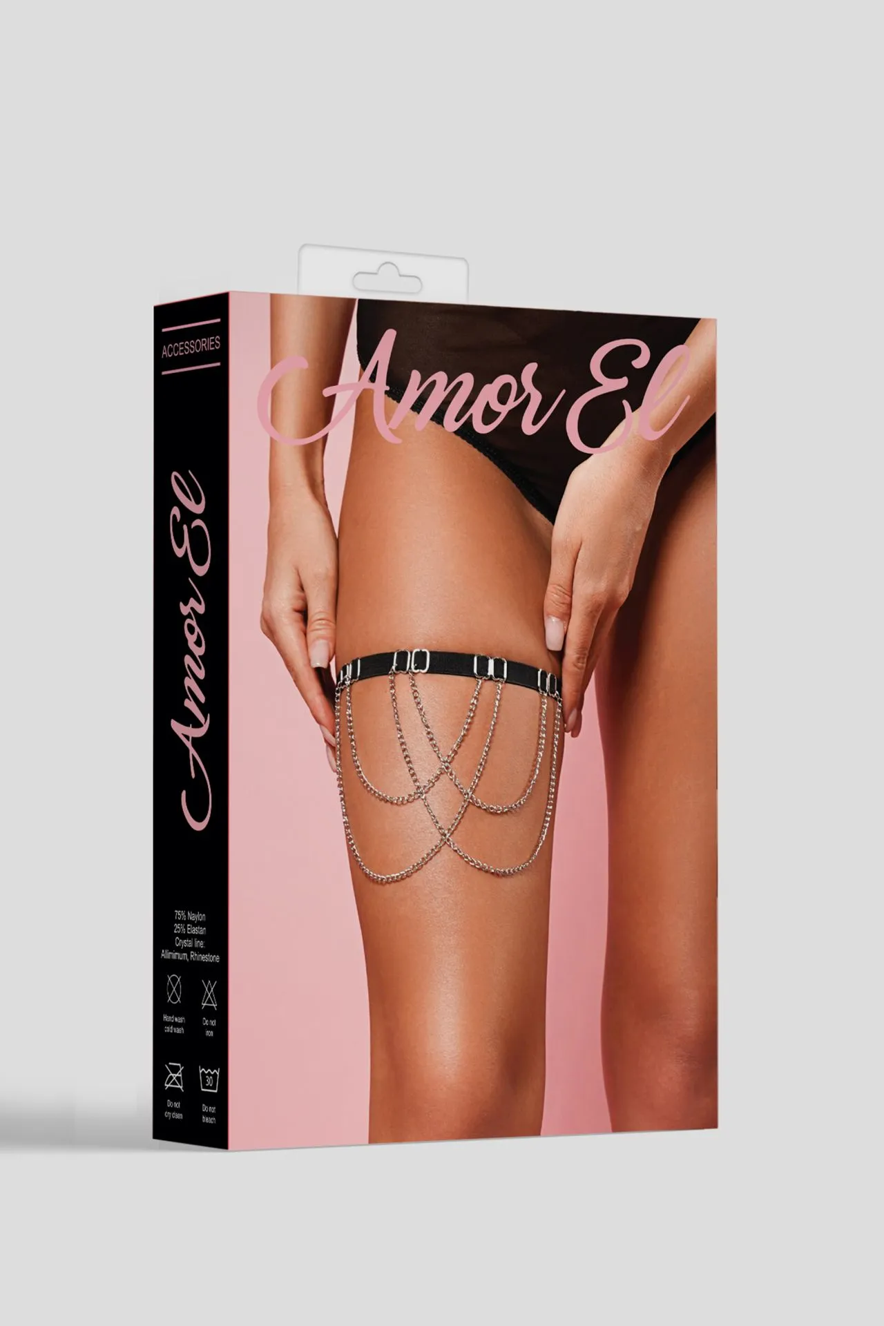 Эротическое подвязка с декоративными цепочками цепочками с регуляторами на резинке в едином размере (xs-l) в Воронеже