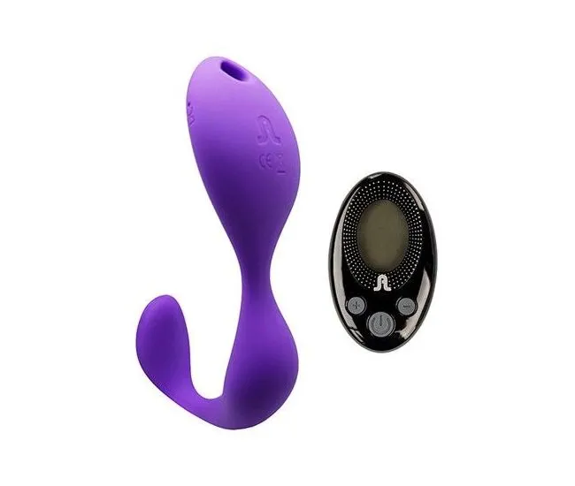 вибратор на ремнях adrien lastic mr hook с пультом, фиолетовый в Воронеже