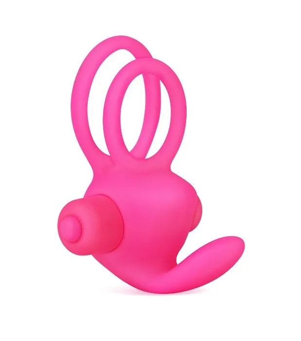 виброкольцо lovetoy power clit duo, розовое в Воронеже