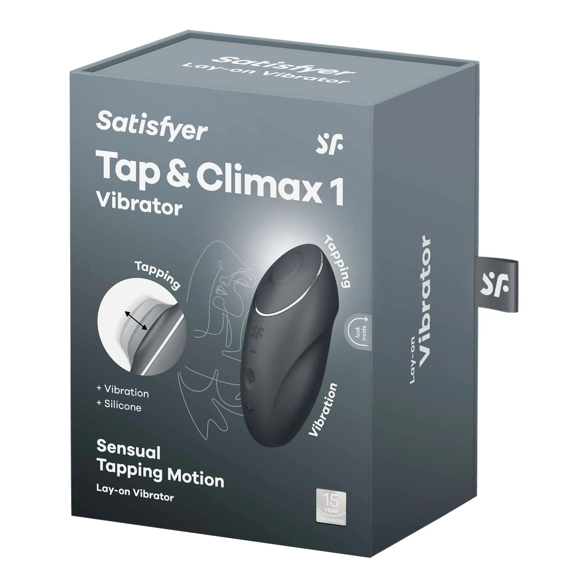 пульсирующий массажер satisfyer tap&climax 1 black 046013sa в Воронеже