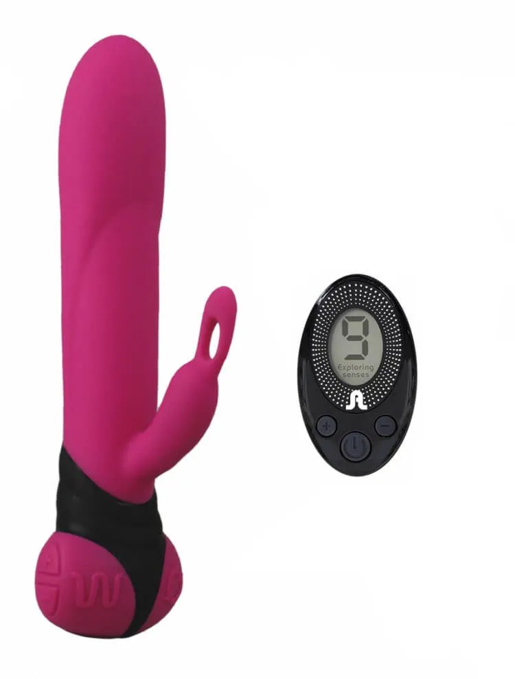 вибратор adrien lastic bonnie & clyde с пультом lrs, розовый в Воронеже