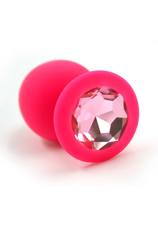 Анальная пробка из силикона pink
