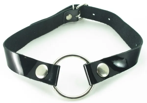 кляп кольцо с лаковым ремешком 60008ars в Воронеже