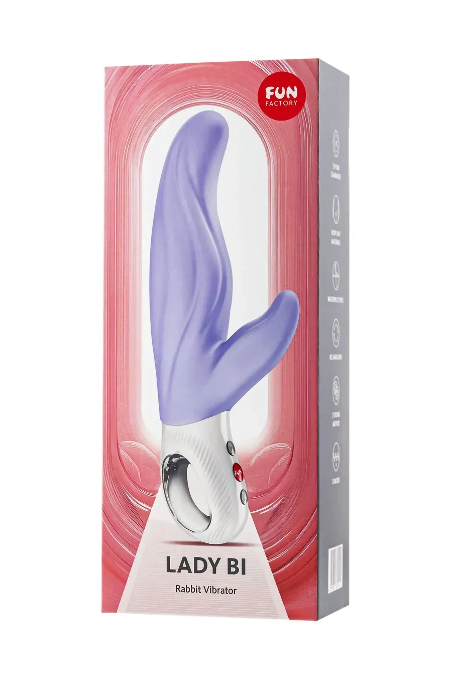 вибратор кролик fun factory lady bi, силикон, сиреневый, 22 см в Воронеже