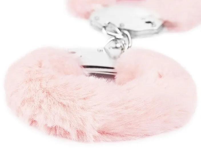 наручники декоративные lovetoy fetish pleasure fluffy handcuffs, розовые в Воронеже