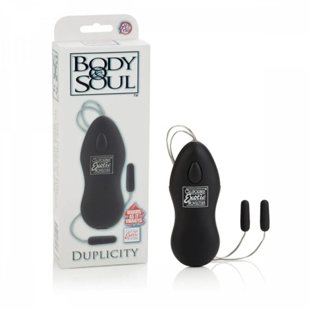 вибропули california exotic novelties body & soul duplicity, черные в Воронеже