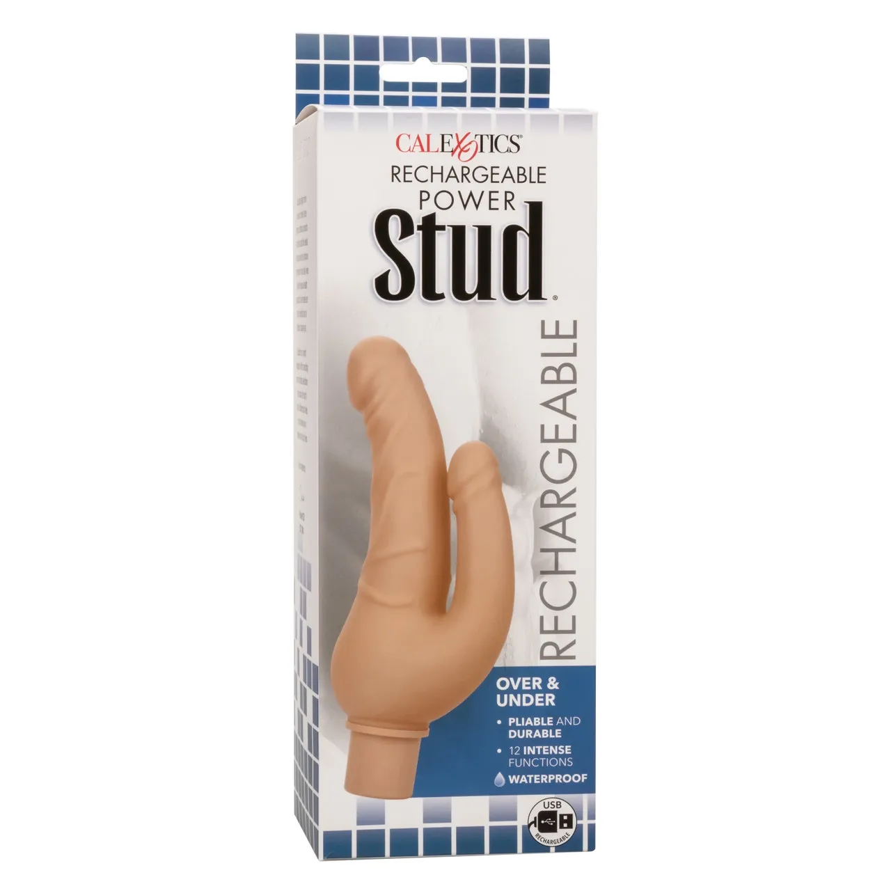 Двойной реалистичный вибратор OVER&UNDER