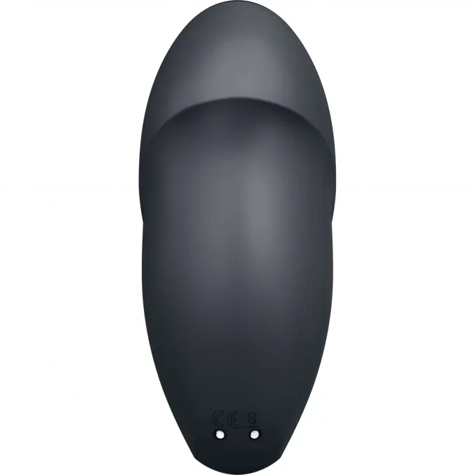 вибромассажер satisfyer tap & climax 1, силикон, серый, 11 см в Воронеже