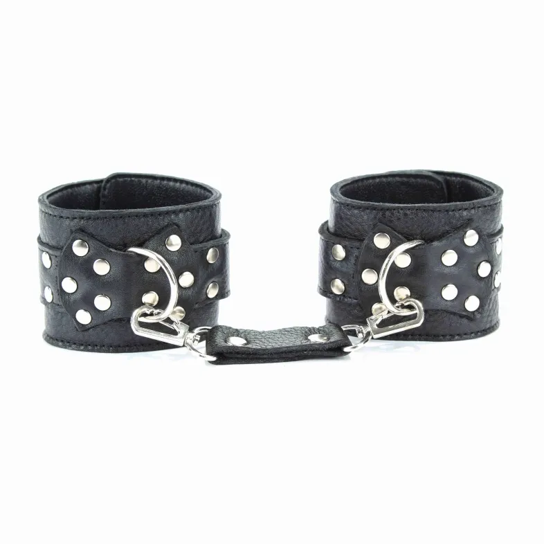 наручники  из кожи с пряжкой 6 см 51007ars в Воронеже