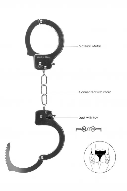 металлические наручники pleasure handcuffs в Воронеже
