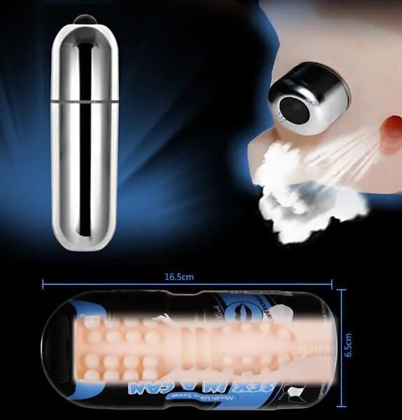 мастурбатор lovetoy sex in a can vibra mouth tunnel, с вибропулей в Воронеже