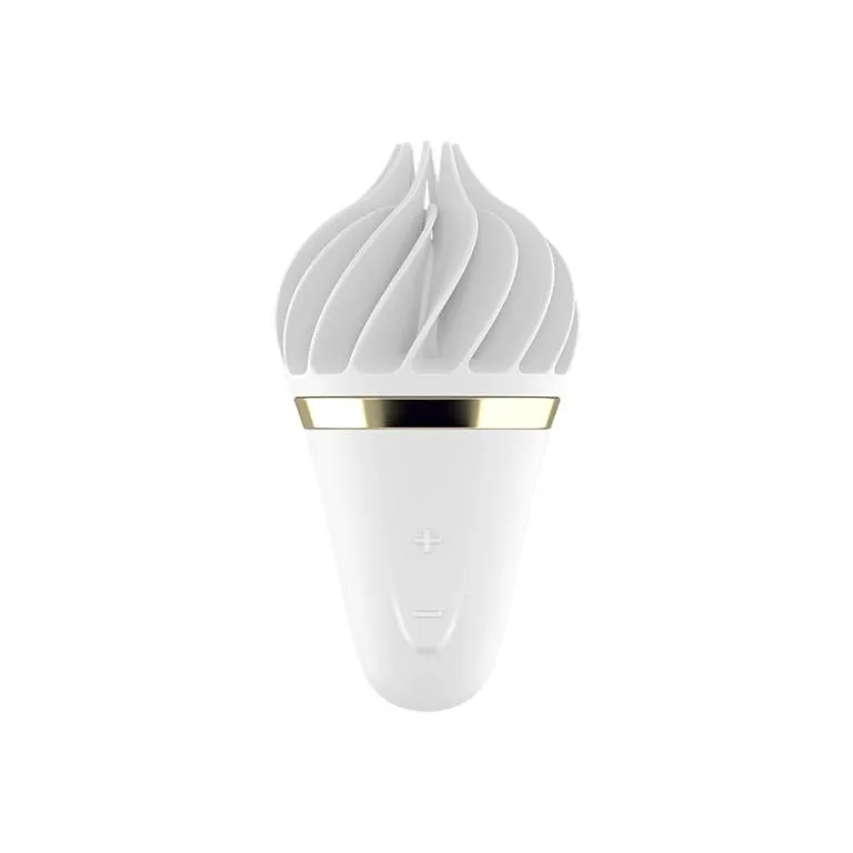 мини стимулятор sweet treat - белый с золотым в Воронеже