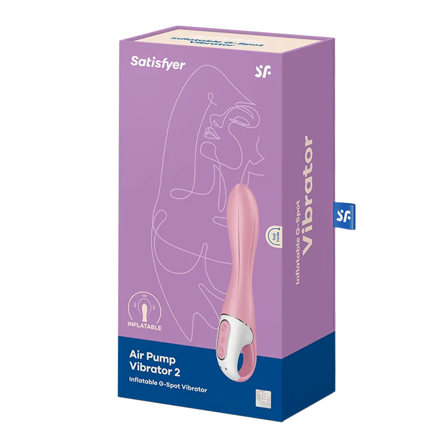 вибратор с функцией расширения air pump vibrator 2 light red 038605sa в Воронеже
