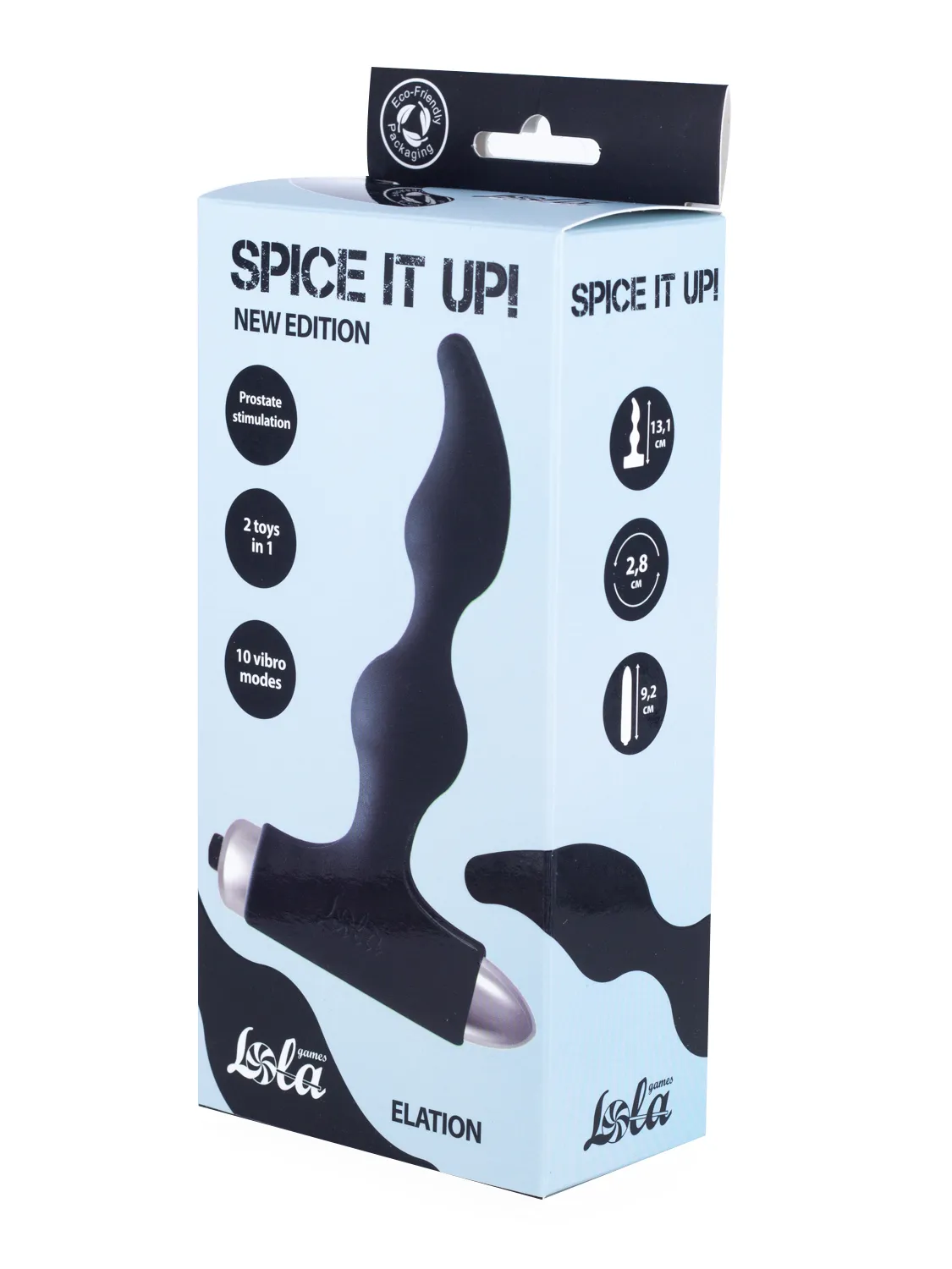 анальная пробка с вибрацией spice it up new edition elation black 8018-01lola в Воронеже