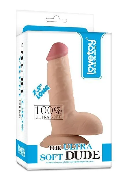 фаллоимитатор на присоске lovetoy the ultra soft dude, телесный в Воронеже